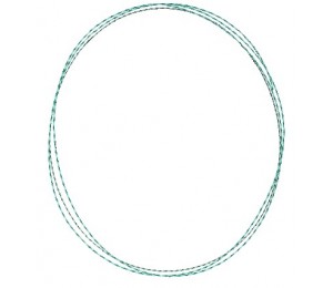 Stickdatei - Doodle Rahmen Oval